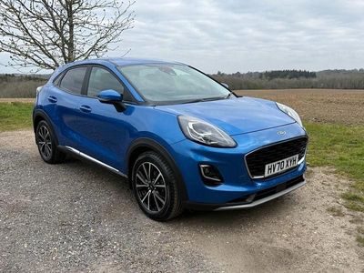 Used Ford Puma Titanium 125 HP (91 kW) 2020 Blue SUV