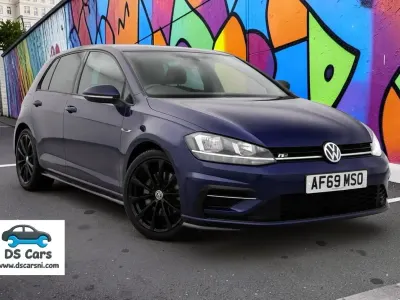 Used VW Golf VII R-line 150 HP (110 kW) 2019 Blue Hatchback