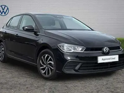 Used VW Polo Life 95 HP (69 kW) 2024 Black Hatchback