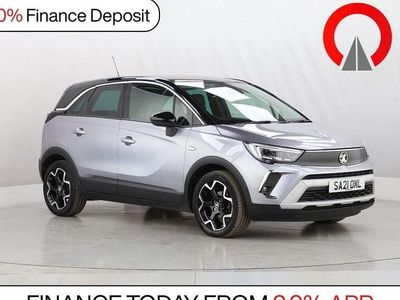 Used Vauxhall Crossland Elite 83 HP (61 kW) 2021 Grey SUV