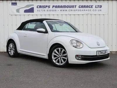 Used VW Beetle Design 105 HP (77 kW) 2014 White Hatchback