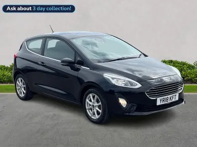 Used Ford Fiesta Zetec 2018 Black Hatchback