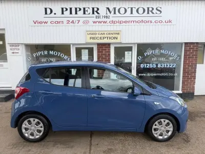 Usado Hyundai i10 SE 2014 Azul Citadino
