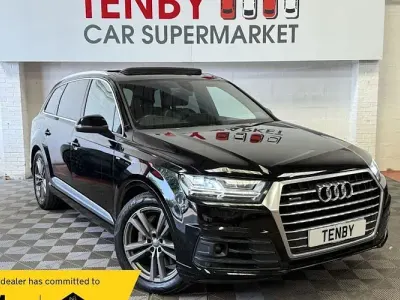 Used Audi Q7 S-Line 272 HP (200 kW) 2018 Black SUV