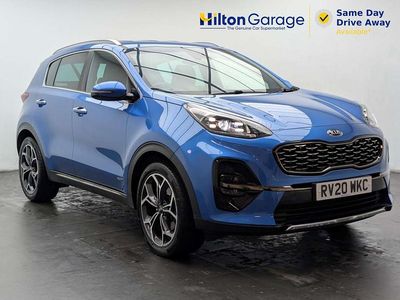 Begagnad Kia Sportage GT-Line 177 HK (130 kW) 2020 Blå SUV