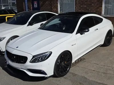 Used Mercedes C63 AMG AMG 590 HP (433 kW) 2016 White Coupe