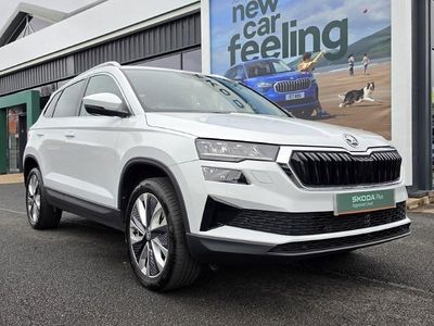 Used Skoda Karoq SE L 150 HP (110 kW) 2025 Moon white metallic SUV