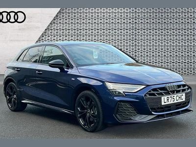 Blue Used 2025 Audi A3 e-tron Black Edition Hatchback | £33,090 (Fair price)