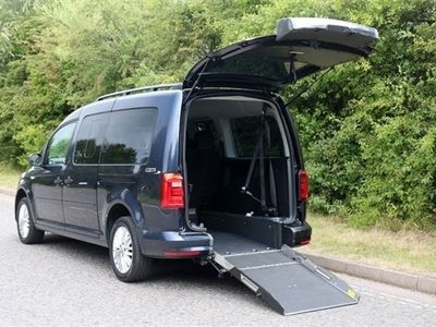used VW Caddy Maxi 5 Seat Auto Wheelchair Accessible Disabled Access Ramp Car MPV