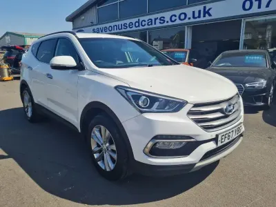 Used Hyundai Santa Fe Premium 197 HP (144 kW) 2018 White SUV