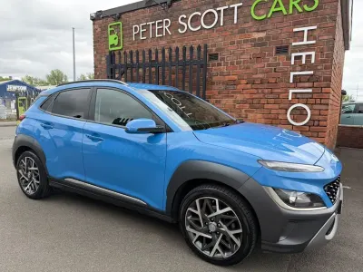 Used Hyundai Kona Premium 141 HP (103 kW) 2022 Blue SUV