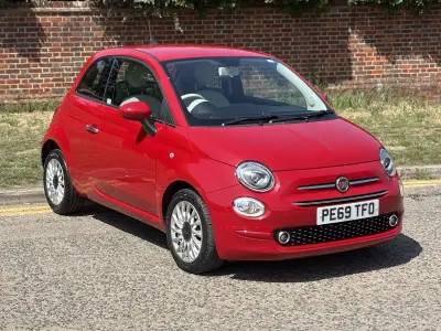 Used Fiat 500 Lounge 69 HP (50 kW) 2019 Red Hatchback