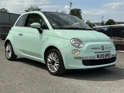 Used Fiat 500 Lounge 69 HP (50 kW) 2015 Green Hatchback