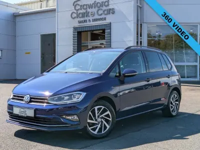 Used VW Golf Sportsvan Match 116 HP (85 kW) 2019 Blue MPV