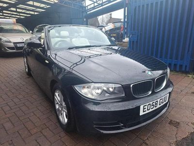 Used BMW 120 Cabriolet Comfort Edition 2008 Black Cabriolet