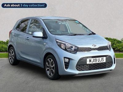 Used Kia Picanto 66 HP (48 kW) 2019 Blue Hatchback