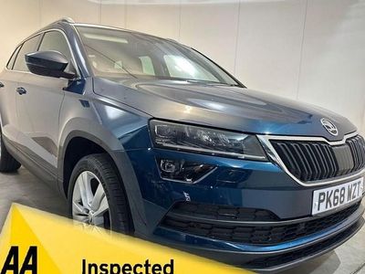 Used Skoda Karoq SE L 150 HP (110 kW) 2018 Blue SUV