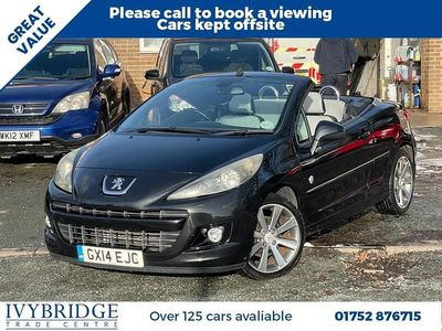 Black Used 2014 Peugeot 207 Roland Garros Cabriolet | £3,495