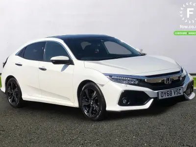 Used Honda Civic Prestige 182 HP (133 kW) 2018 White Hatchback