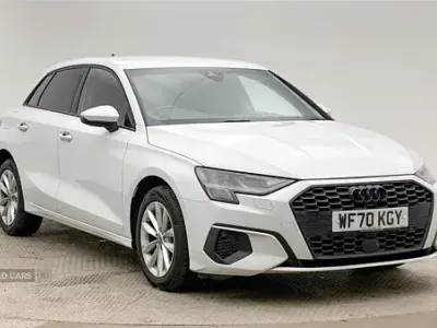 Used Audi A3 150 HP (110 kW) 2020 White Sedan