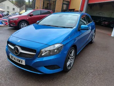 Used Mercedes A200 136 HP (100 kW) 2014 Blue Hatchback