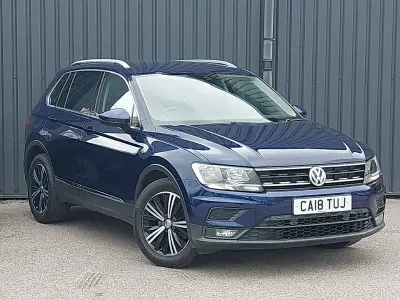 Used VW Tiguan SE 125 HP (91 kW) 2018 Blue SUV