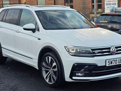 White Used 2020 VW Tiguan Allspace R-line SUV | £22,999 (Fair price)