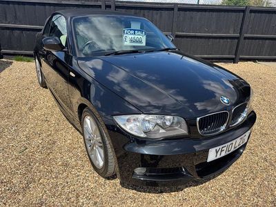 Black Used 2010 BMW 118 Cabriolet M Sport Cabriolet | £3,750 (Fair price)