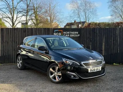 Used Peugeot 308 Allure 130 HP (95 kW) 2016 Black Hatchback