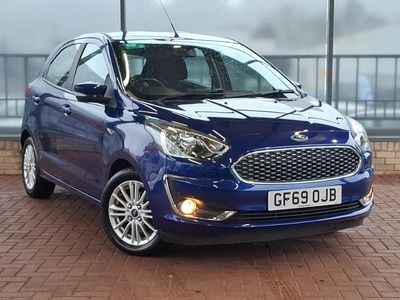 Used Ford Ka Plus Zetec 85 HP (62 kW) 2019 Blue Hatchback