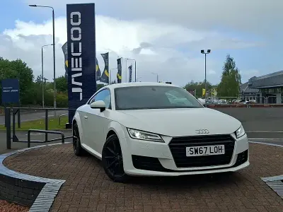 Begagnad Audi TT Sport 180 HK (132 kW) 2018 Vit Sportkupé