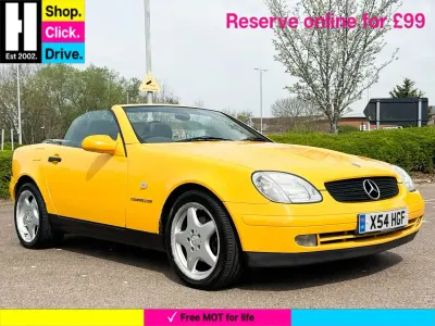 Used Mercedes SLK230 197 HP (144 kW) 2000 Yellow Cabriolet