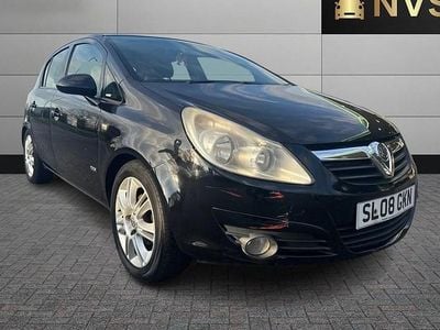 Black Used 2008 Vauxhall Corsa Design Edition Hatchback | £1,295 (Fair price)