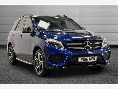 Blue Used 2018 Mercedes GLE250 AMG SUV | £21,795 (Fair price)