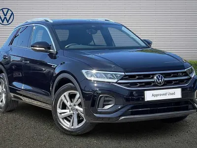 Used VW T-Roc R-line 150 HP (110 kW) 2022 Black SUV