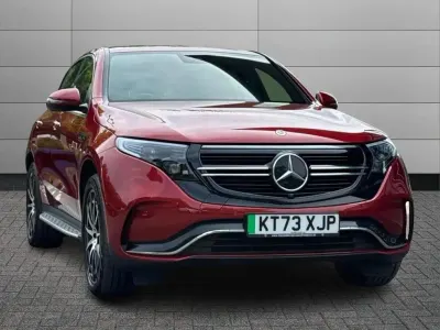 Used Mercedes EQC400 AMG line 300 kW (408 HP) 2023 Red SUV