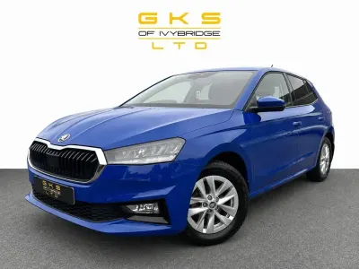 Used Skoda Fabia Comfort 95 HP (69 kW) 2022 Blue Hatchback