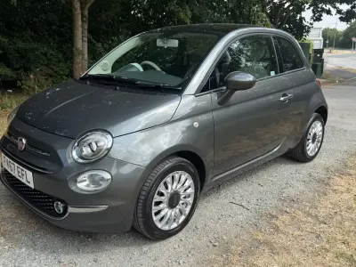 Used Fiat 500 Lounge 69 HP (50 kW) 2017 Grey Hatchback