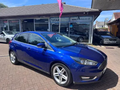 Used Ford Focus Titanium 2017 Blue Hatchback
