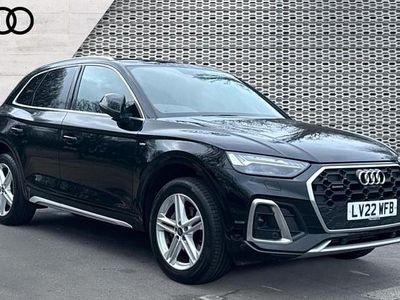 Black Used 2022 Audi Q5 S-Line SUV | £32,993 (Fair price)