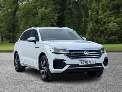 Used VW Touareg R-line 286 HP (210 kW) 2020 White SUV