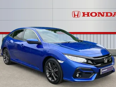 Used Honda Civic SR 126 HP (92 kW) 2020 Blue Hatchback