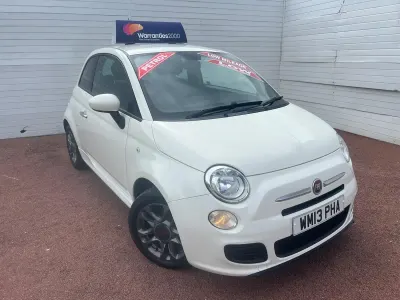 Used Fiat 500 S 69 HP (50 kW) 2013 White Hatchback