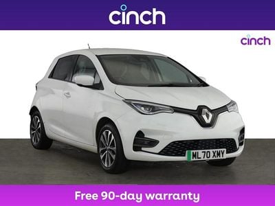 White Used 2020 Renault Zoe GT-Line Hatchback | £9,749 (Fair price)