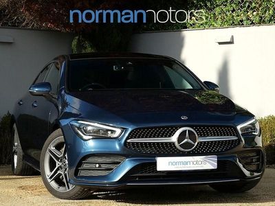 Blue Used 2022 Mercedes CLA250 AMG line Sedan | £26,495 (Fair price)