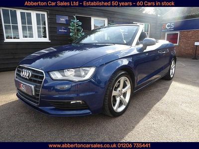 Blue Used 2015 Audi A3 Cabriolet Sport Cabriolet | £8,695 (Fair price)
