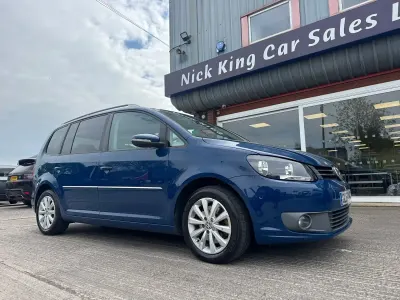 Used VW Touran Sportline 170 HP (125 kW) 2012 Blue MPV