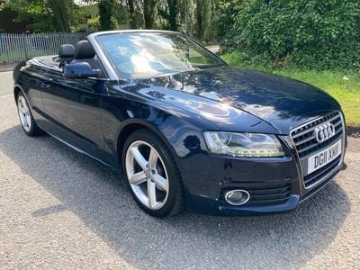 Used Audi A5 Cabriolet S-Line 2011 Blue Cabriolet