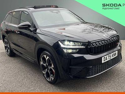 Used Skoda Kodiaq vRS 195 HP (143 kW) 2025 Black magic pearl effect SUV