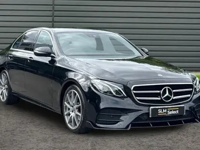 Used Mercedes E220 AMG line 194 HP (142 kW) 2020 Black Sedan